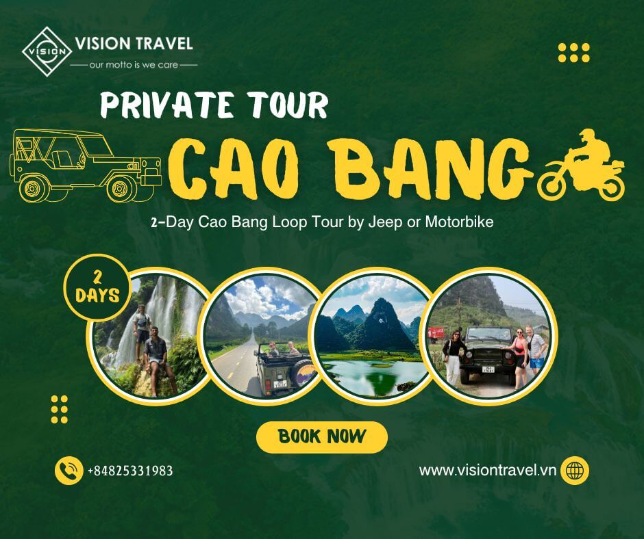 Cao Bang Loop 2-Day Tour (Motorbike/Jeep)
