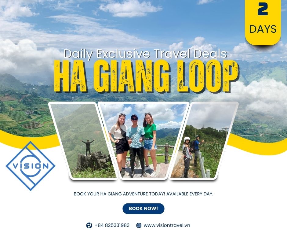 Ha Giang Loop 2-Day Tour by Car or Motorbike
