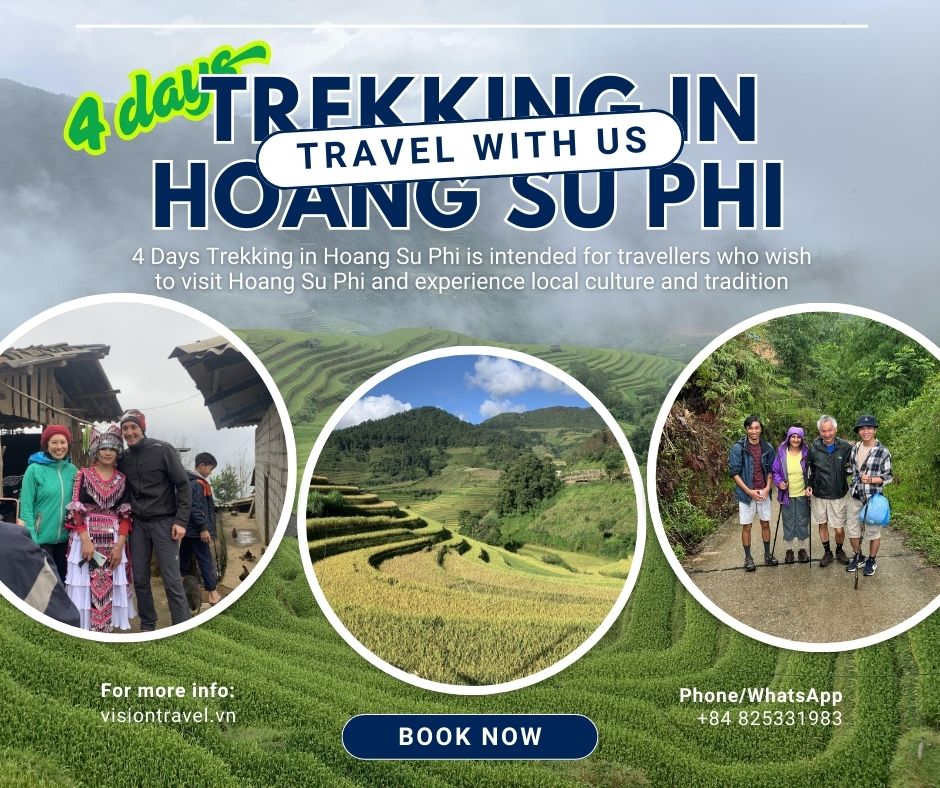 4 Days Trekking in Hoang Su Phi - Northern Vietnam