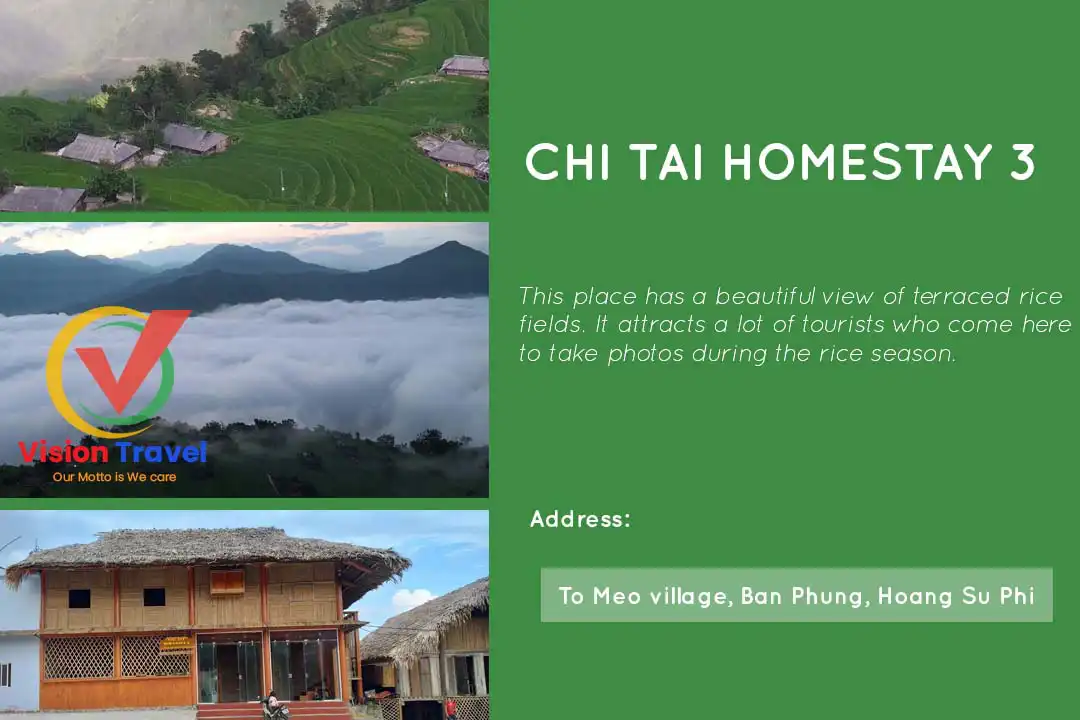 Chi Tai Homestay 3 - Hoang Su Phi homestay