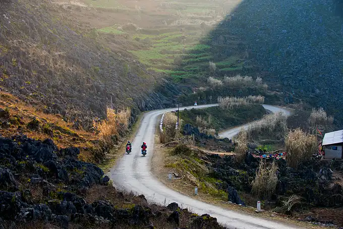Ma Pi Leng pass on Ha Giang Loop Tour by Vision Travel