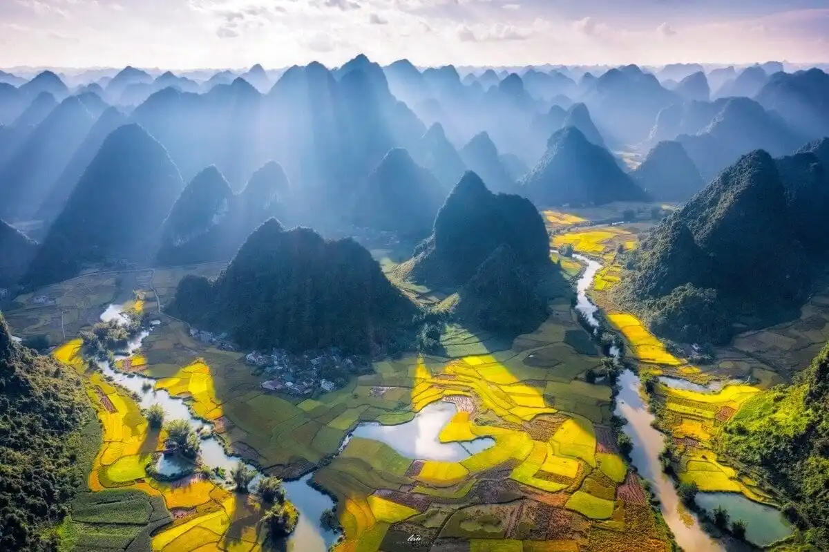 Phong Nam Valley Rice Terraces